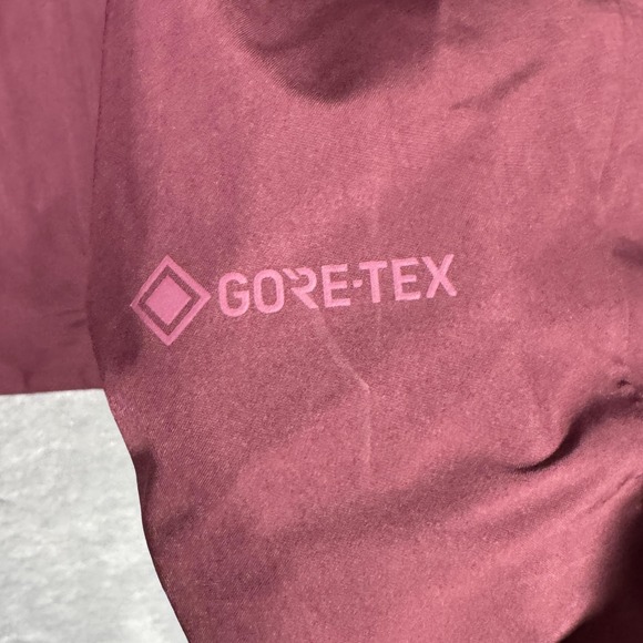 Patagonia Gore Tex Jacket Womens Large Purple Hooded Ski Shell Powder Bowl RECCO - Picture 2 of 12